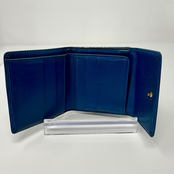 Louis Vuitton Blue Epi Compact Wallet GUC - Picture 5 of 9